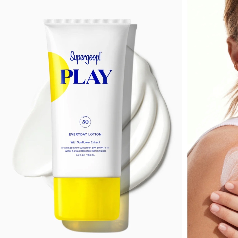 Supergoop! PLAY Everyday Lotion SPF 50 - White and Yellow